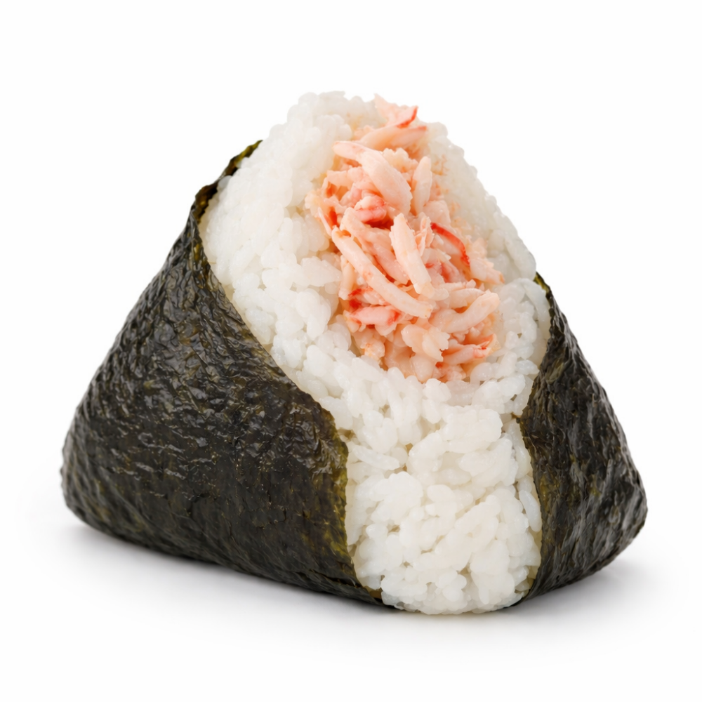 Онигири с крабом